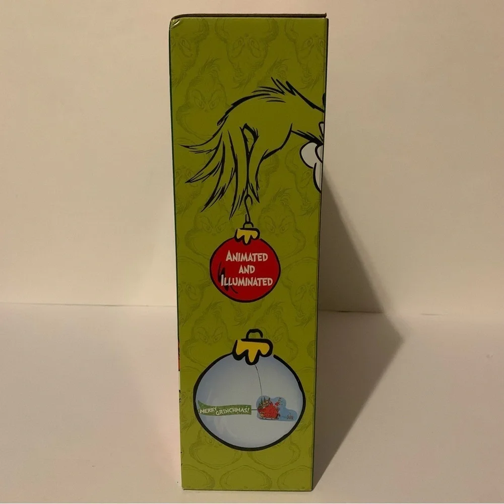 NIB. DR. SEUSS The Grinch Animated Tree Topper